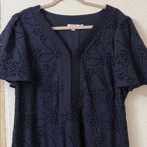 Chico's Dark Blue Maxi Dress